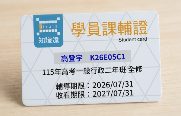 學員證示意圖